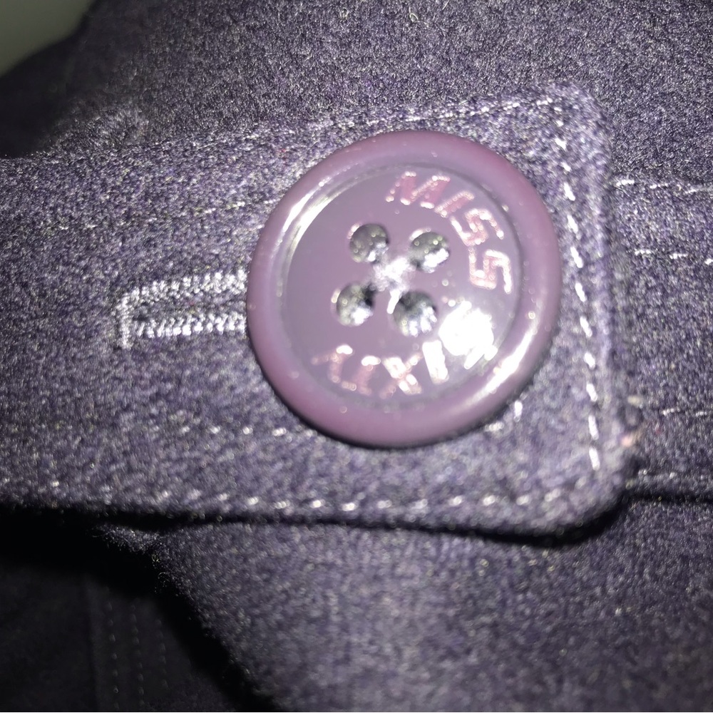 Miss Sixty Purple Military Style Coat - Picture 11 of 12